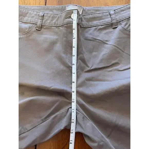 Chico's Womens Pants Size 2.5 (L/14) Stretch Cotton Rayon Spandex Brown - Picture 8 of 9